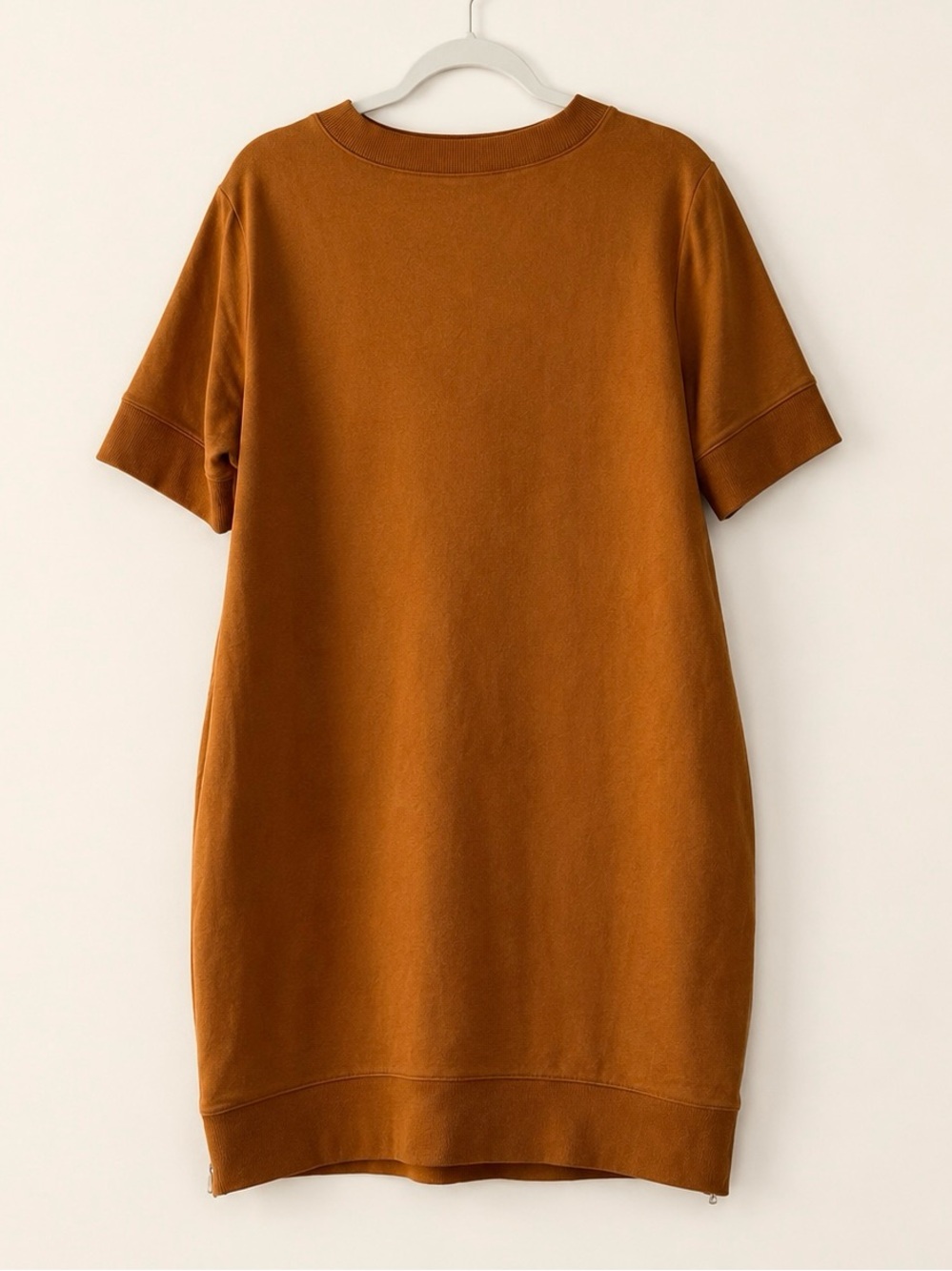 Universal Standard‎ Rust Brown T-Shirt Dress Side Zip XS - Picture 3 of 9